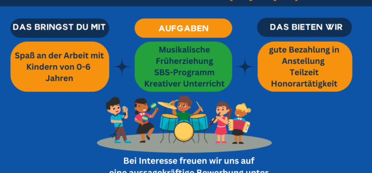 Musikpädagog*in gesucht